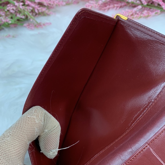 042 Authentic Cartier Checkbook Long Wallet - Picture 9 of 16